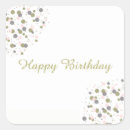 Search for gold confetti stickers Dots