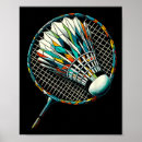 Search for badminton art Vintage