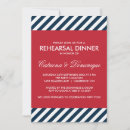 Search for sea rehearsal dinner invitations Red