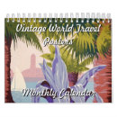 Search for vintage travel calendars 2021