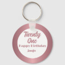 Search for birthday favors key rings Rose gold