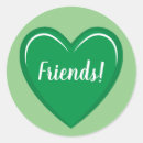 Search for best friend stickers Green