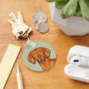Search for green dog key rings Illustration