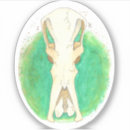 Search for white skull stickers Watercolor