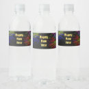Search for new year water bottle labels Modern