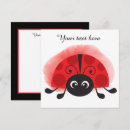 Search for ladybug note cards Cute
