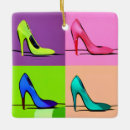 Search for high heel shoe christmas tree decorations Girly