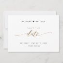 Search for black and gold wedding save the dates Elegant