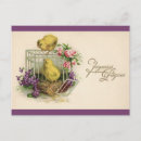 Search for vintage easter chicks postcards Violets