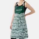 Search for bright green aprons Typography