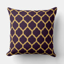 Search for deep purple cushions Quatrefoil