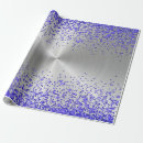 Search for purple and silver wrapping paper Sparkle