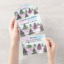 Search for tree rsvp wedding invitations Snow