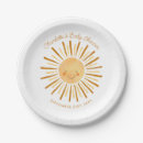 Search for boho baby shower plates You are my sunshine