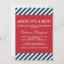 Search for beach baby boy shower invitations Navy