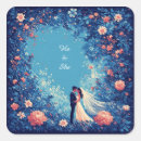 Search for bride and groom illustration stickers Flowers