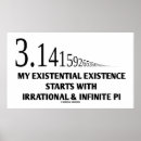 Search for irrational posters Pi number