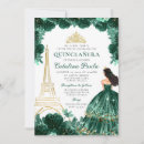 Search for emerald green quinceanera invitations Modern