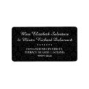 Search for gothic style return address labels Elegant