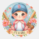 Search for girls baseball stickers Sport