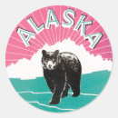 Search for alaska travel stickers Retro