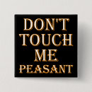 Search for touching badges Don't touch me
