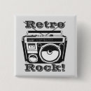 Search for 80s rock music badges Retro