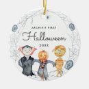 Search for babys first halloween christmas tree decorations Watercolor
