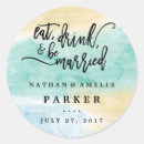 Search for eat drink and be married stickers Modern