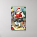 Search for santa canvas prints Sled