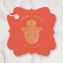 Search for indian wedding favour tags Orange