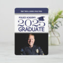 Search for police academy graduation invitations Class of 2025