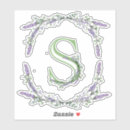 Search for letter s stickers Botanical