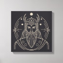 Search for norse canvas prints Odin