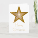 Search for gold and white christmas cards Star