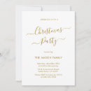 Search for white gold christmas invitations Modern