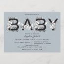 Search for flowers baby boy shower invitations Foliage