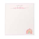 Search for teacher notepads Rainbow