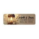 Search for paper lanterns return address labels Flowers