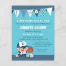 Search for athletic 4x5 invitations Blue