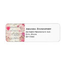 Search for nostalgia return address labels Flowers