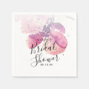 Search for purple orchid napkins Bridal shower