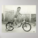 Search for bicycle riding posters Black and white