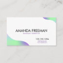 Search for aurora business cards Purple