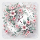 Search for pink and white monogram stickers Fancy