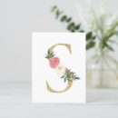 Search for monogram s postcards Watercolor
