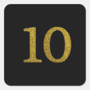 Search for number ten stickers 10th