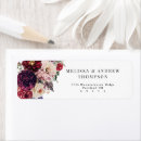 Search for fall floral return address labels Trendy