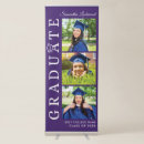 Search for purple and white banners Graduation