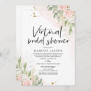 Search for virtual bridal shower invitations Greenery